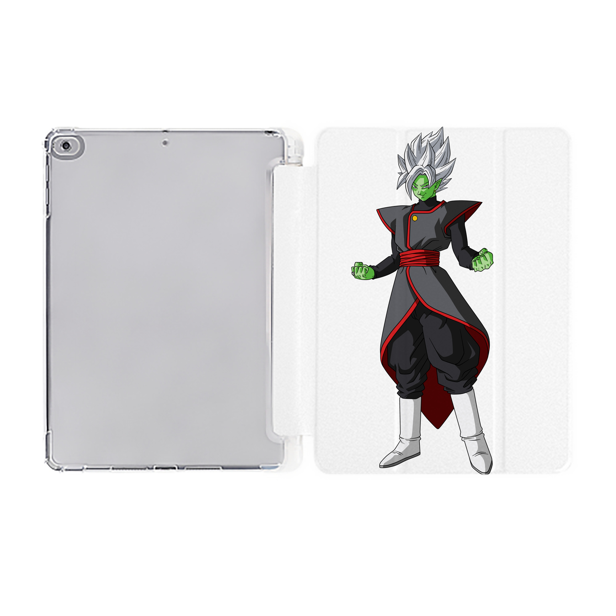 （画像用） ドラゴンボール ベジット DRAGON BALL Vegetto IPad ケース ペン収納付き 三つ折りスタンド PUレザー×シリコン 対応機種9.5/10.5/10.9インチ